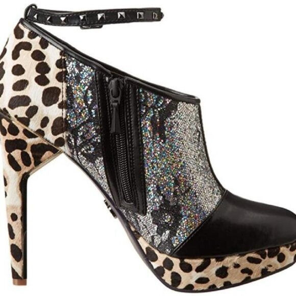 NEW NWT Rachel Roy Black Kadirah Platform Ankle Strap Boots/Booties Size: US 6 - Picture 6 of 7